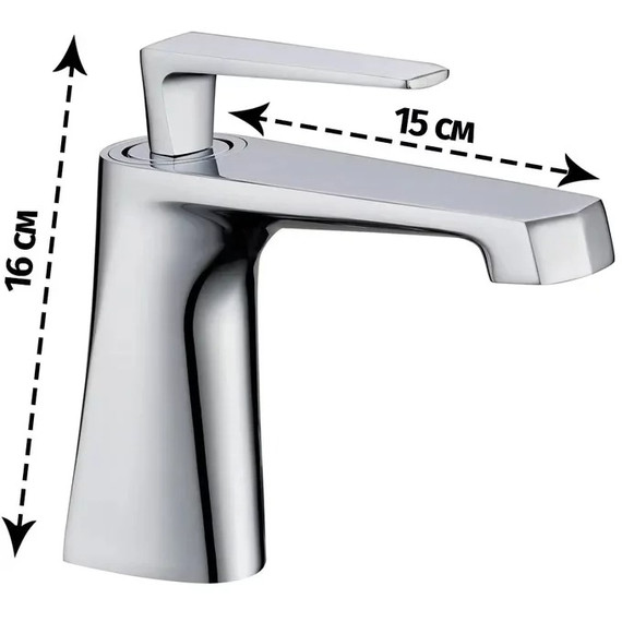 Смеситель для раковины Grocenberg GB2025CR - фото 4