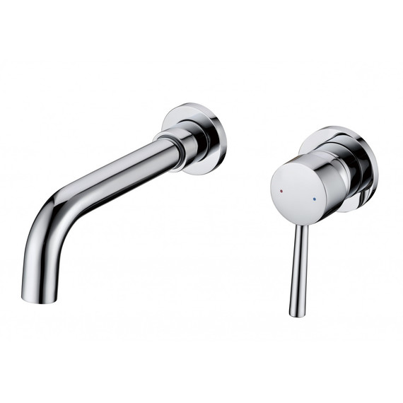 Смеситель для раковины настенный Grocenberg GB511CR (со скрытой частью) - фото 