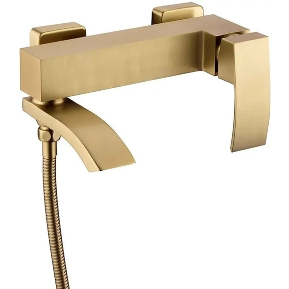 Смеситель для ванны Grocenberg GB8007MG, матовое золото - фото 2