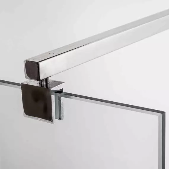 Душевая перегородка Avacan 120 см LC120MT стекло (8 мм) с кронштейном в комплекте, хром/матовое - фото 6