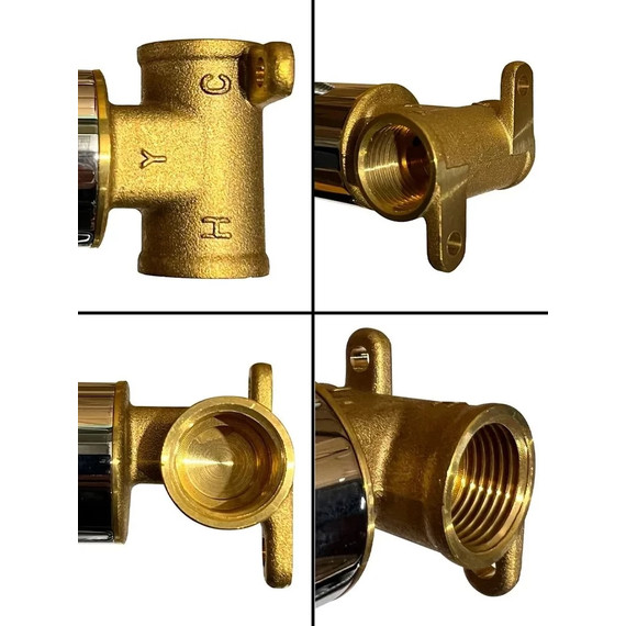 Набор для гигиенического душа Grocenberg GB002MG (со скрытой частью) матовое золото - фото 6