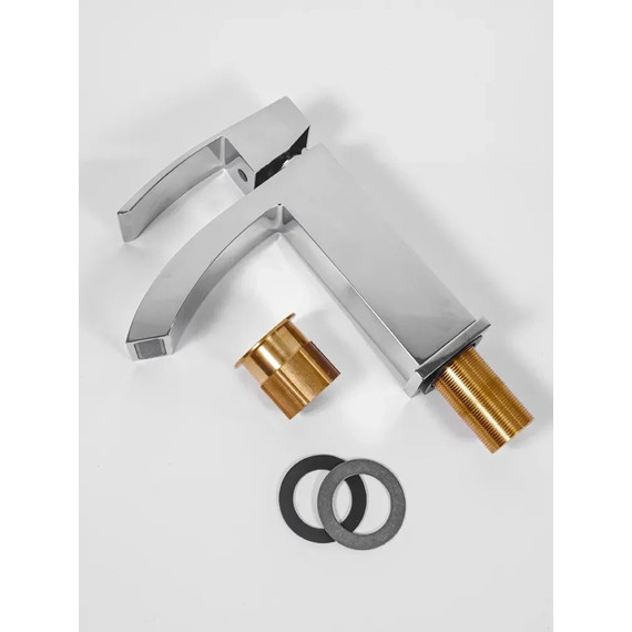 Набор смесителей 3 в 1 для ванны с коротким изливом Grocenberg GB1007CR - фото 4