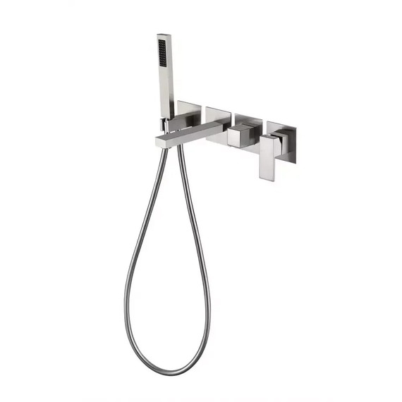 Смеситель для ванны Grocenberg GB5060NK, никель - фото 