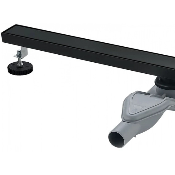 Трап Grocenberg 80 см T800BL, чёрный матовый (под плитку) - фото 2