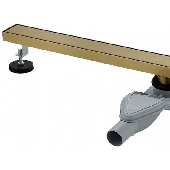 Трап Grocenberg 90 см T900MG, матовое золото (под плитку) - фото 2