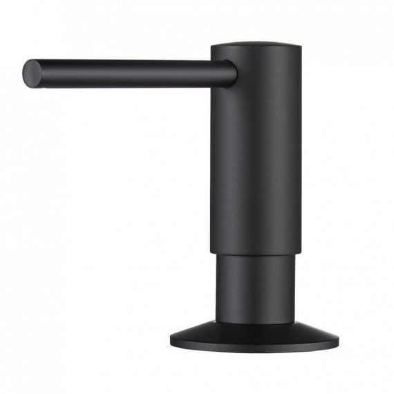 Дозатор для жидкого мыла Grocenberg AC0031BL, цвет чёрный матовый - фото 2