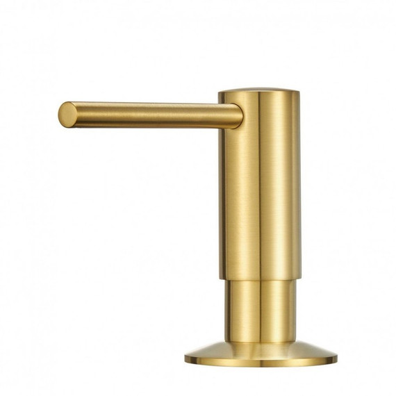 Дозатор для жидкого мыла Grocenberg AC0031MG, цвет матовое золото - фото 2