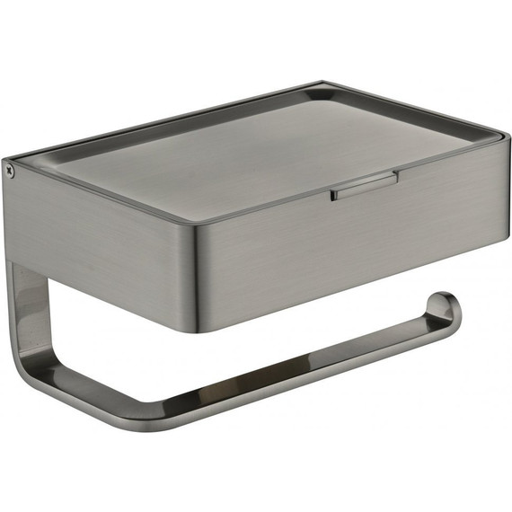 Держатель для туалетной бумаги Grocenberg AC0050NK, цвет никель - фото 