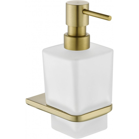 Дозатор для жидкого мыла Grocenberg AC0064MG, цвет матовое золото - фото 