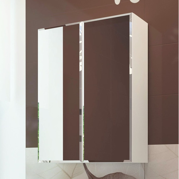 Зеркало-шкаф EvaGold Bamby 55 см EG010107 - фото 