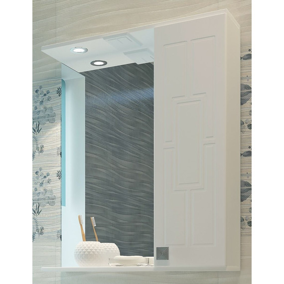 Зеркало-шкаф EvaGold Brooke 62 см EG010156 - фото 