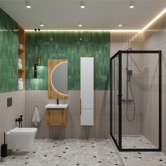 Зеркало EvaGold Tai 50 см EG010397, дуб вотан - фото 6