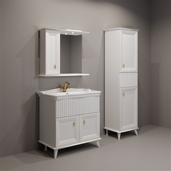 Пенал напольный EvaGold Retro 50 см EG010404 - фото 2