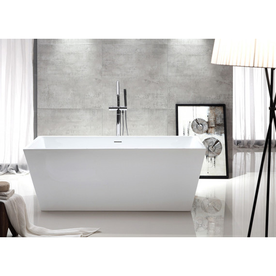 Ванна отдельностоящая Abber AB9224-1.6 160x80 см, Размер - мм: 1600х800 - фото 8