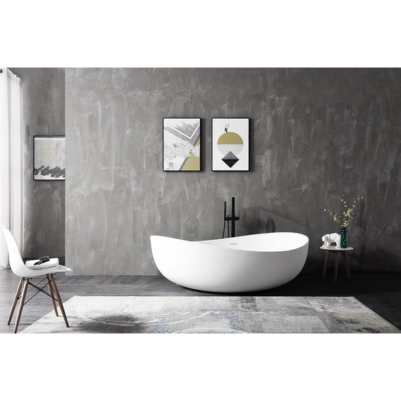 Ванна отдельностоящая Abber AB9239 180x110 см - фото 8