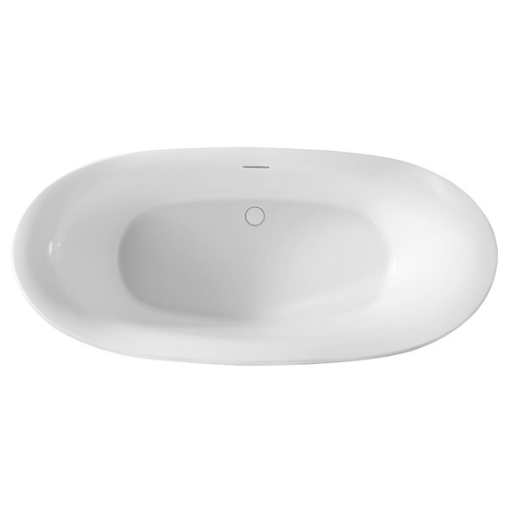 Ванна отдельностоящая Abber AB9236 170x80 см - фото 11