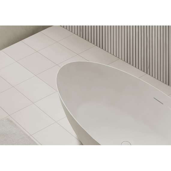Ванна отдельностоящая Abber Stein 170x80 см AS9625-1.7, белый матовый, Размер - мм: 1700х800 - фото 12