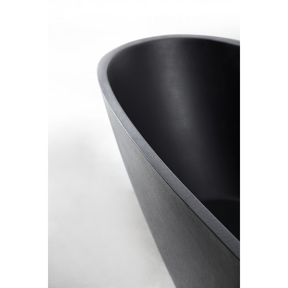 Ванна отдельностоящая Abber Dortmund 170x75 см AM9911B, черный - фото 10