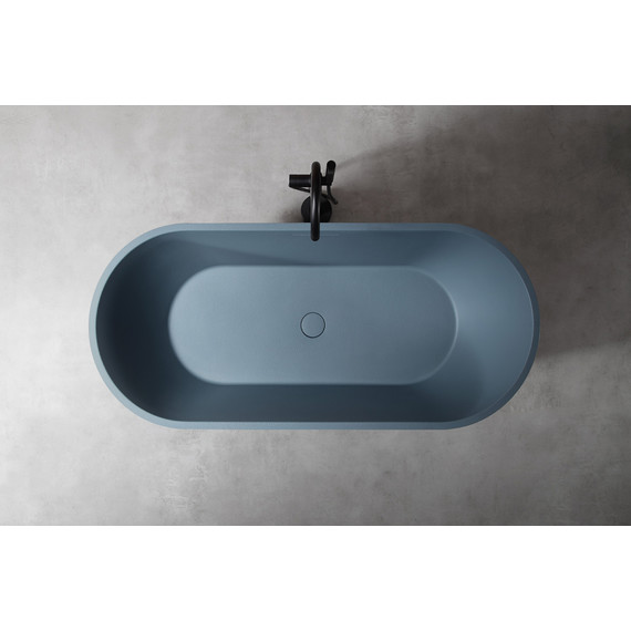 Ванна отдельностоящая Abber Frankfurt 170x75 см AM9941G, серый - фото 9