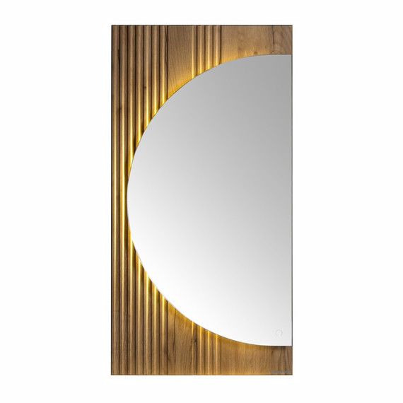 Зеркало EvaGold Tai 50 см EG010397, дуб вотан - фото 