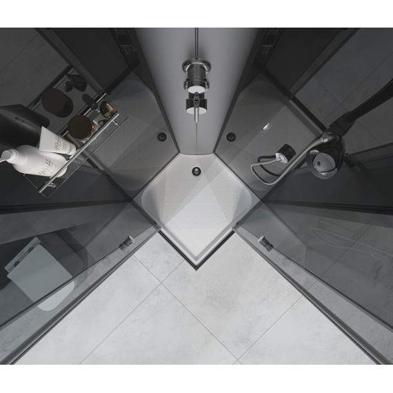 Душевая кабина EvaGold 90х90 см EG210016, чёрный матовый/тонированное - фото 3