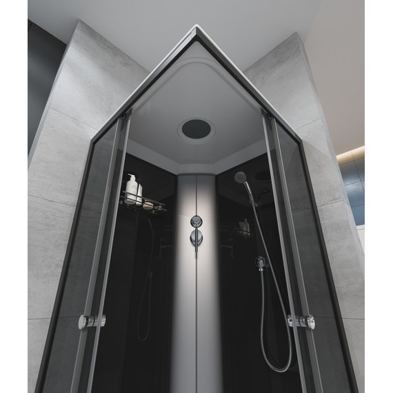 Душевая кабина EvaGold 90х90 см EG210016, чёрный матовый/тонированное - фото 4
