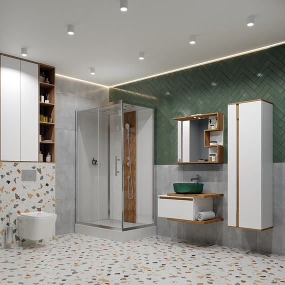 Душевое кабина EvaGold 120x80 см EG210020, хром/прозрачное - фото 