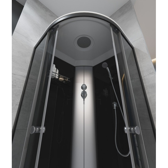 Душевая кабина EvaGold 90х90 см EG210024, чёрный/тонированное - фото 4