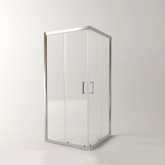 Душевое ограждение EvaGold 100х100 см EG220027, хром/прозрачное - фото 3