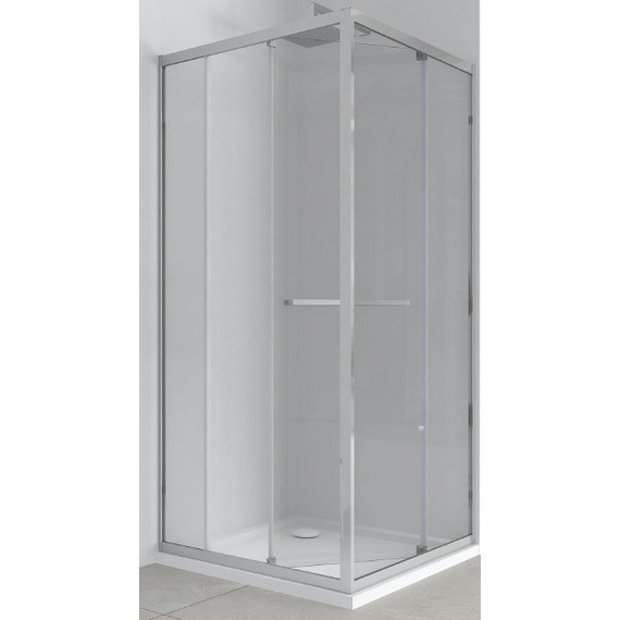 Душевое ограждение EvaGold 100х100 см EG220079, хром/прозрачное - фото 2