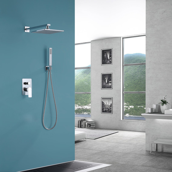 Душевая система для душа Abber Emotion AF8818B, черный матовый - фото 2