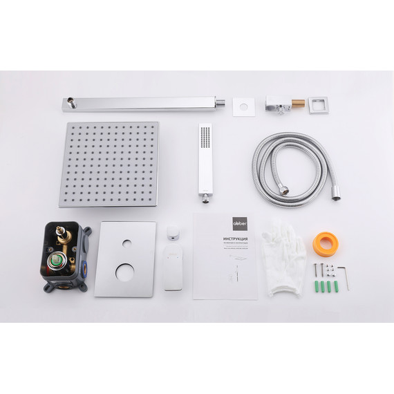 Душевая система для ванны Abber Emotion AF8817G, золото матовое - фото 3