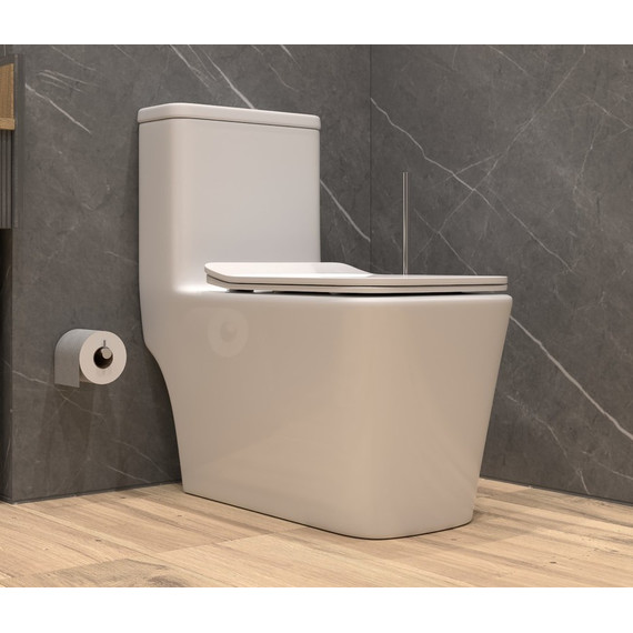 Унитаз-моноблок безободковый EvaGold EG050004 с тонкой крышкой микролифт - фото 9