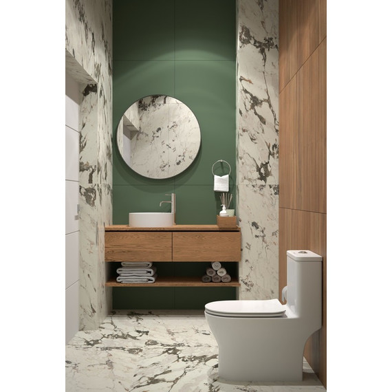 Унитаз-моноблок безободковый EvaGold EG050005 с тонкой крышкой микролифт - фото 2