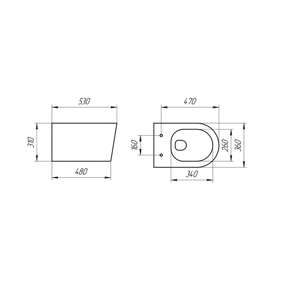 Унитаз подвесной безободковый EvaGold EG070007 с тонкой крышкой микролифт - фото 10
