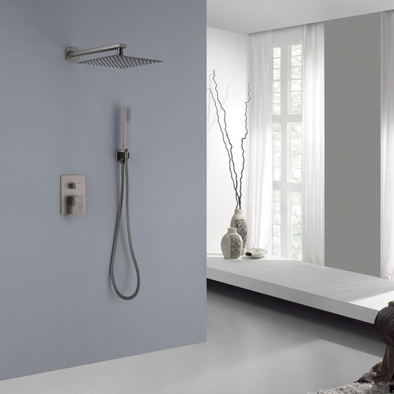 Душевая система для душа Abber Daheim AF8219NG, никель - фото 2
