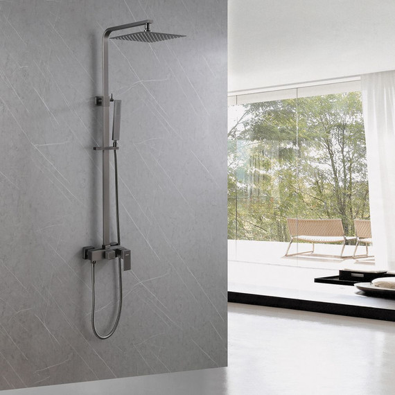 Душевая стойка Abber Daheim AF8220NG, никель, Цвет производителя: никель - фото 2