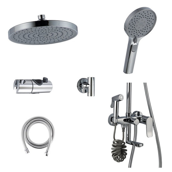 Душевая стойка с гигиеническим душем EvaGold Borneo EG400059 - фото 4