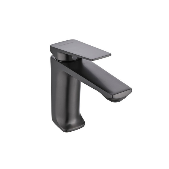 Смеситель для раковины EvaGold Vesta EG400086, оружейная сталь - фото 