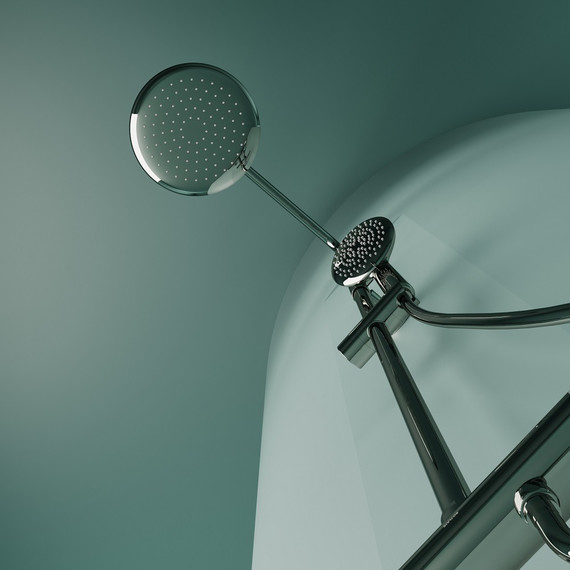 Душевая стойка с термостатом Sancos Game SC3002CH - фото 8