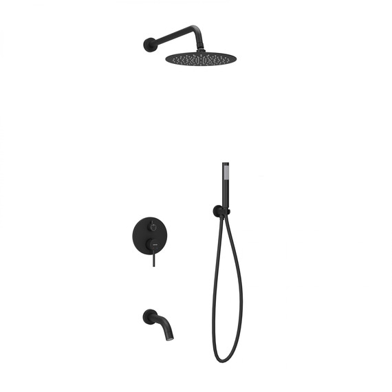 Душевая система для душа Sancos Select SC3004MB, чёрный матовый - фото 2