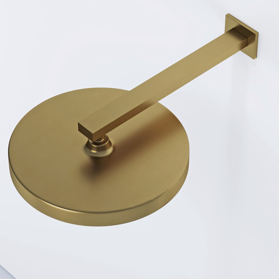 Душевая система для душа с термостатом Sancos Space SC3006BG, брашированные золото - фото 7