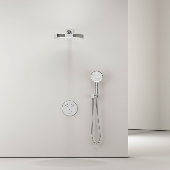Душевая система для душа с термостатом Sancos Space SC3006CH - фото 