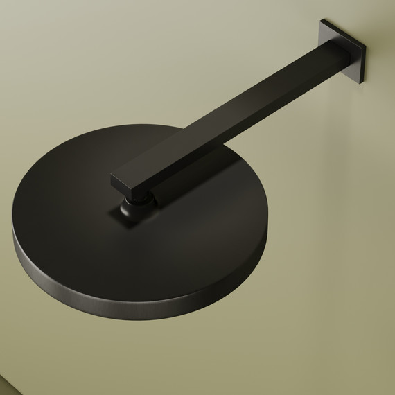 Душевая система для душа с термостатом Sancos Space SC3006GMG, вороненая сталь - фото 9