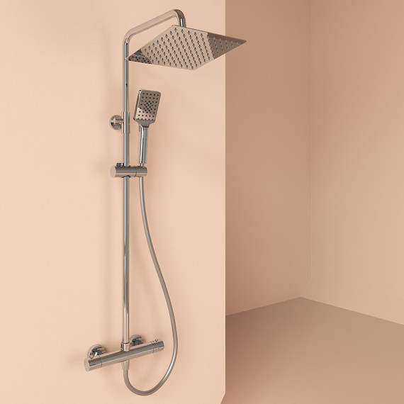 Душевая стойка с термостатом Sancos Kanedo SC7100CH - фото 