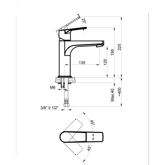 Набор смесителей 3 в 1 для ванны Azario Treya AZ-156805126+AZ-156845026+AZ-157820226, белый матовый - фото 7
