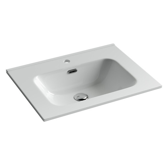 Тумба подвесная с раковиной Sancos Norma 2.0 60 см NR2.060W - фото 2