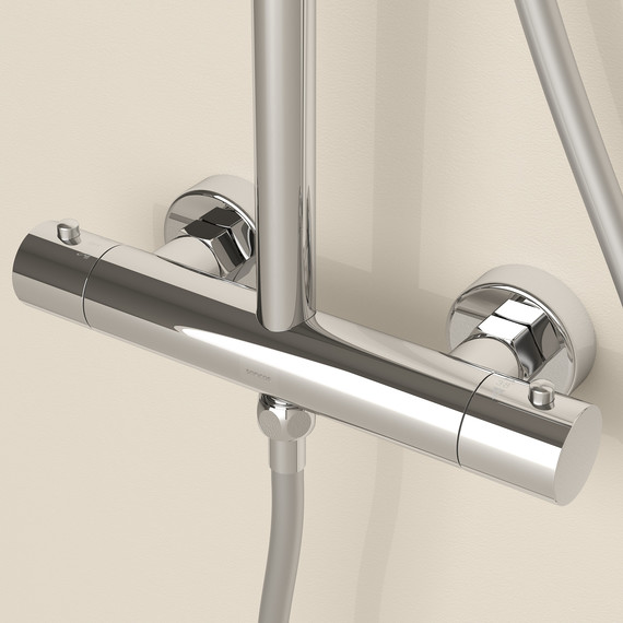 Душевая стойка с термостатом Sancos Teo SC11001CH - фото 4