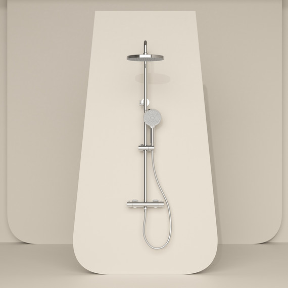 Душевая стойка с термостатом Sancos Teo SC11001CH - фото 6