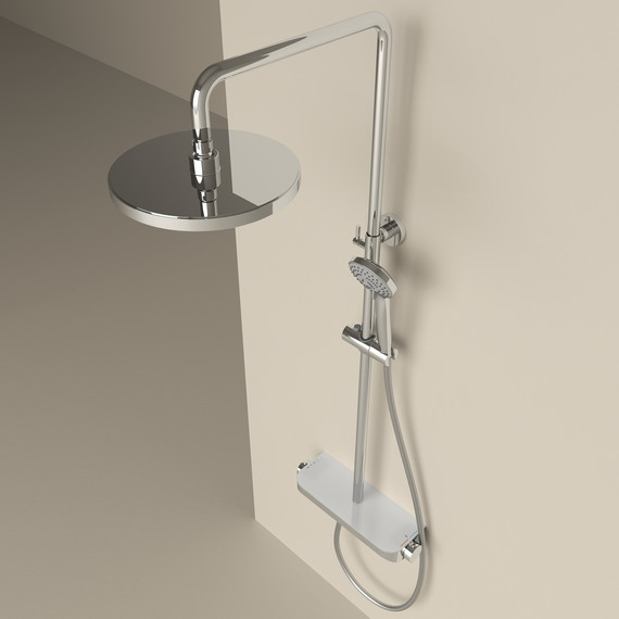 Душевая стойка с термостатом Sancos Teo SC11002CH - фото 6